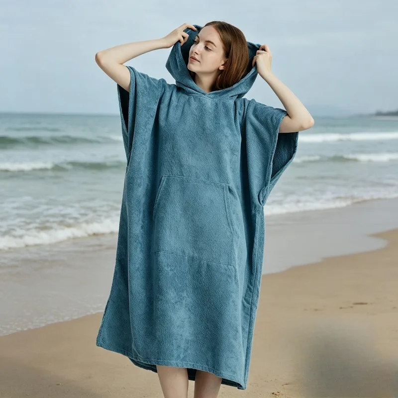 Wearable Quick Dry Towel Robe Hooded Swim Poncho for Beach Surf Diving Travel
Wearable Quick Dry Towel Robe Hooded Swim Poncho for Beach Surf Diving Travel