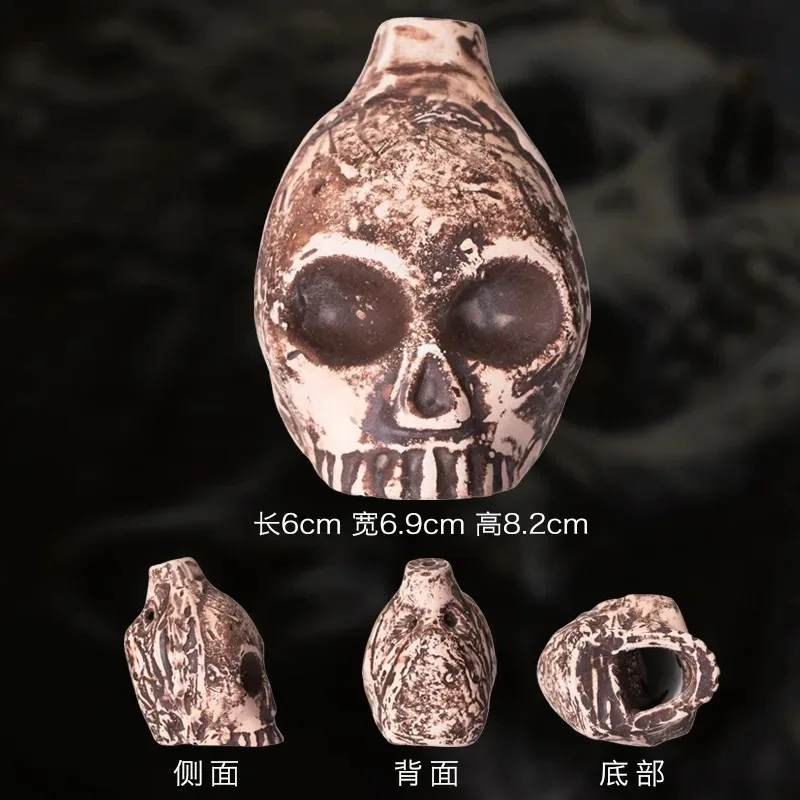High-Decibel Aztec Skull Whistle, Loud Human Scream Sound War Whistle, Creepy Death Whistle Of Aztec For Halloween Party Gift
High-Decibel Aztec Skull Whistle, Loud Human Scream Sound War Whistle, Creepy Death Whistle Of Aztec For Halloween Party Gift
