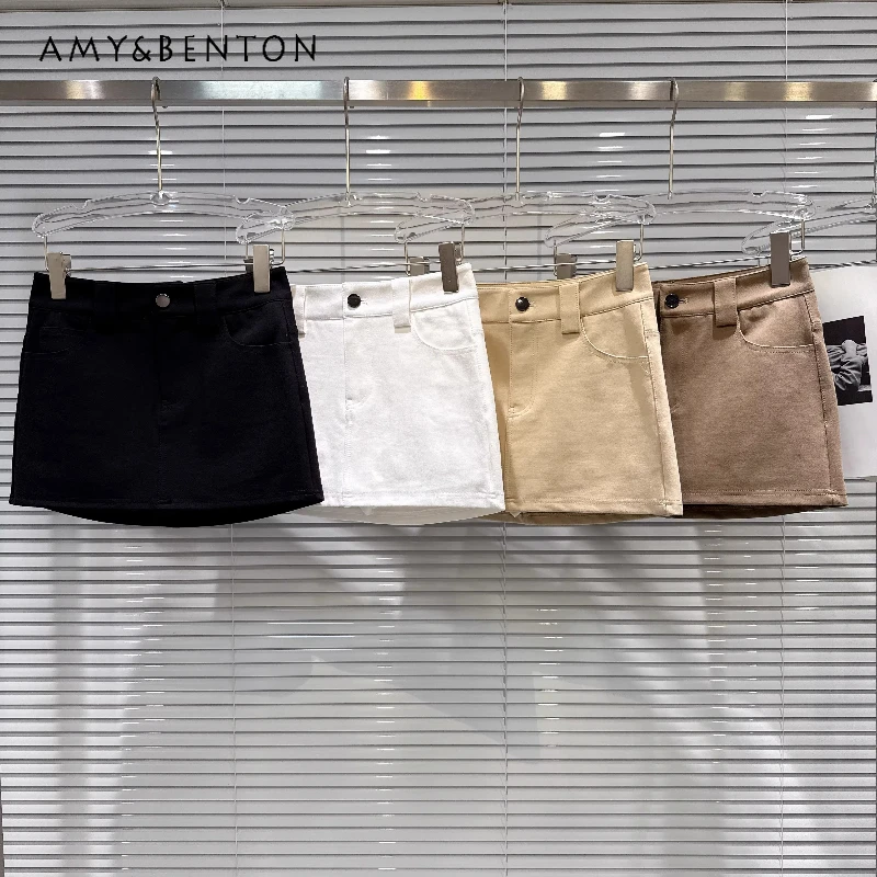 2026 Summer New Solid Color Women's A-line Short Skirt Fashionable And Simple Temperament Versatile Slimming Hip Skirts Ladies
2026 Summer New Solid Color Women's A-line Short Skirt Fashionable And Simple Temperament Versatile Slimming Hip Skirts Ladies