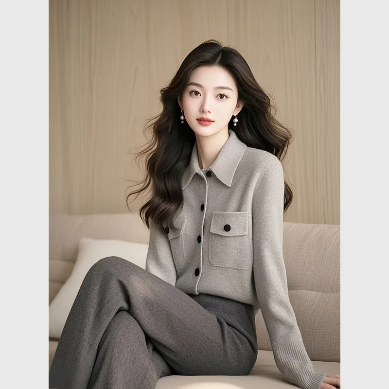 Women Lazy Style Vintage Knitted Sweater Office Lady Elegant Fashion Comfortable Casual Cardigan Spring Autumn Wool Tops
Women Lazy Style Vintage Knitted Sweater Office Lady Elegant Fashion Comfortable Casual Cardigan Spring Autumn Wool Tops