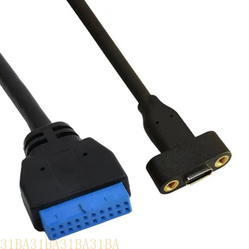 31BA USB C Extension Data Cable 5Gbps Type C Female to IDC20P Female Front Panel Header Adapter Cord Flexible Replacement
31BA USB C Extension Data Cable 5Gbps Type C Female to IDC20P Female Front Panel Header Adapter Cord Flexible Replacement