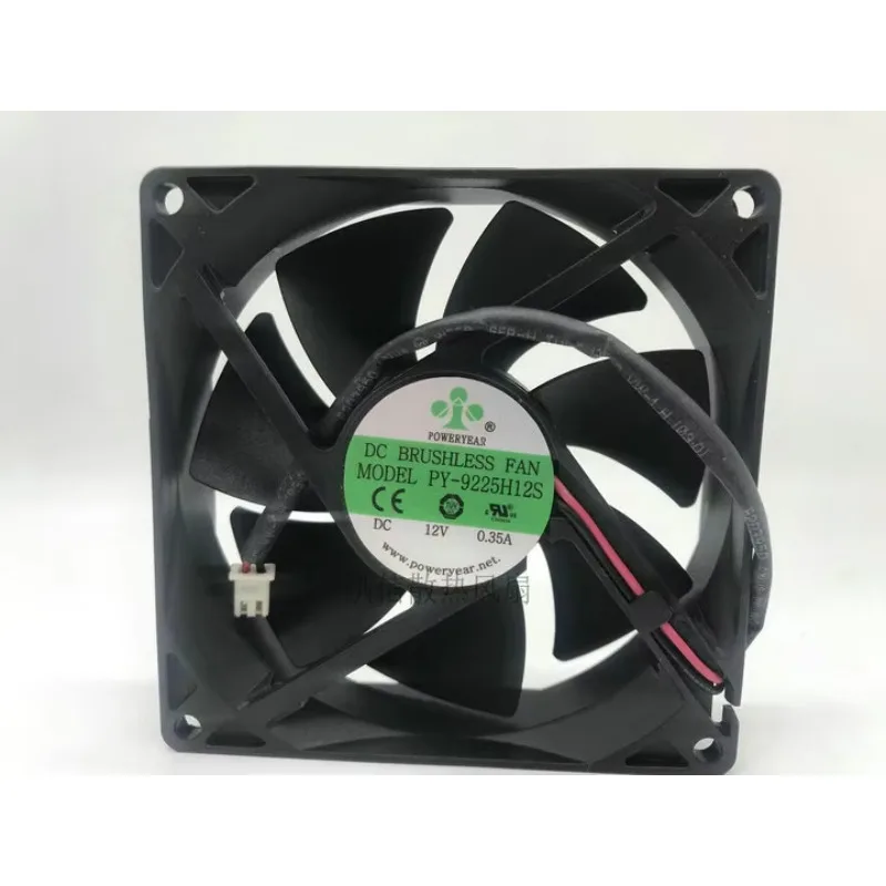 POWERYEAR PY-9225H12S DC 12V 0.35A 90x90x25mm 2-Wire 90mm Cooling Fan
POWERYEAR PY-9225H12S DC 12V 0.35A 90x90x25mm 2-Wire 90mm Cooling Fan