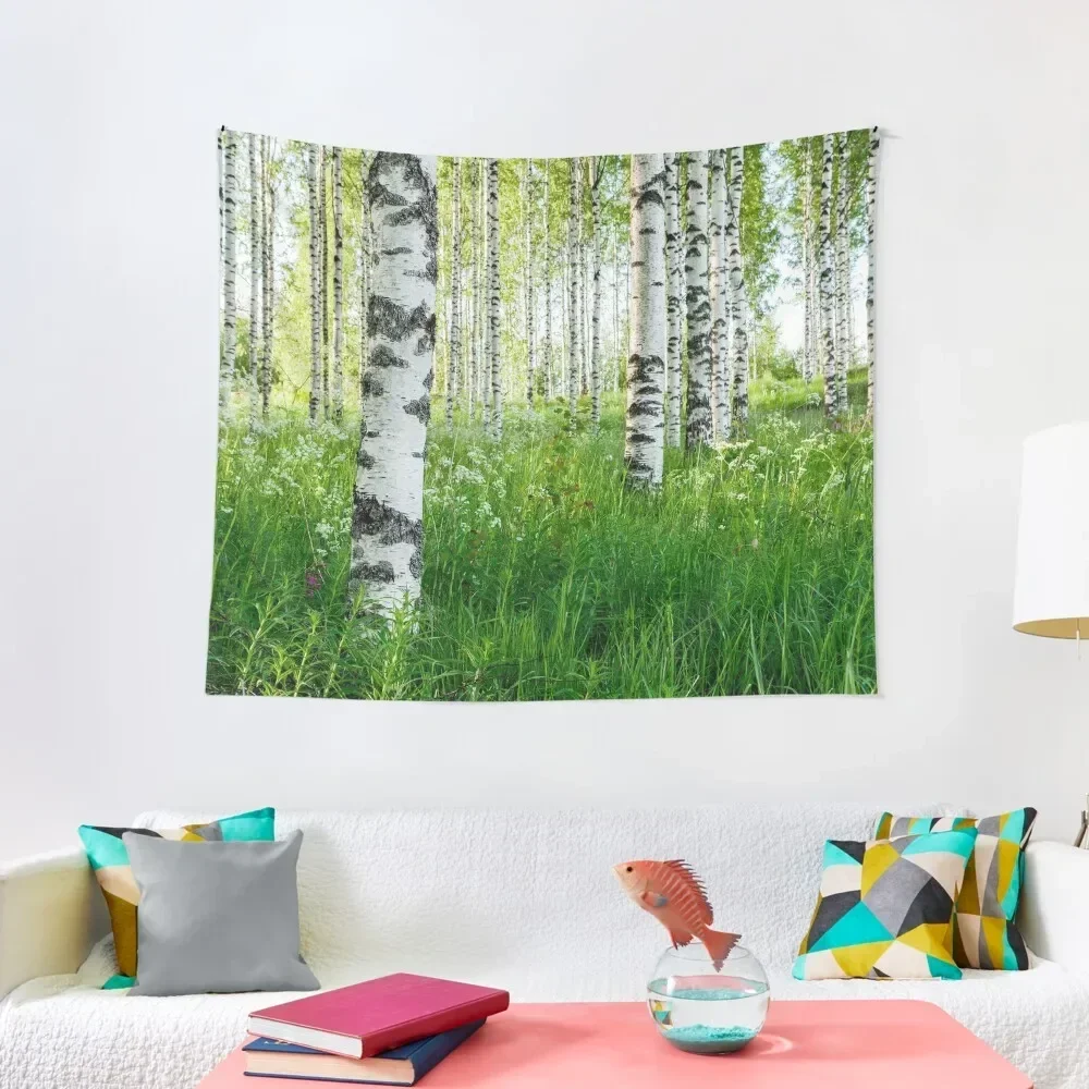 Finnish birch forest in summer Tapestry Wall Hanging Wall Decorations Wall Decor Tapestry
Finnish birch forest in summer Tapestry Wall Hanging Wall Decorations Wall Decor Tapestry