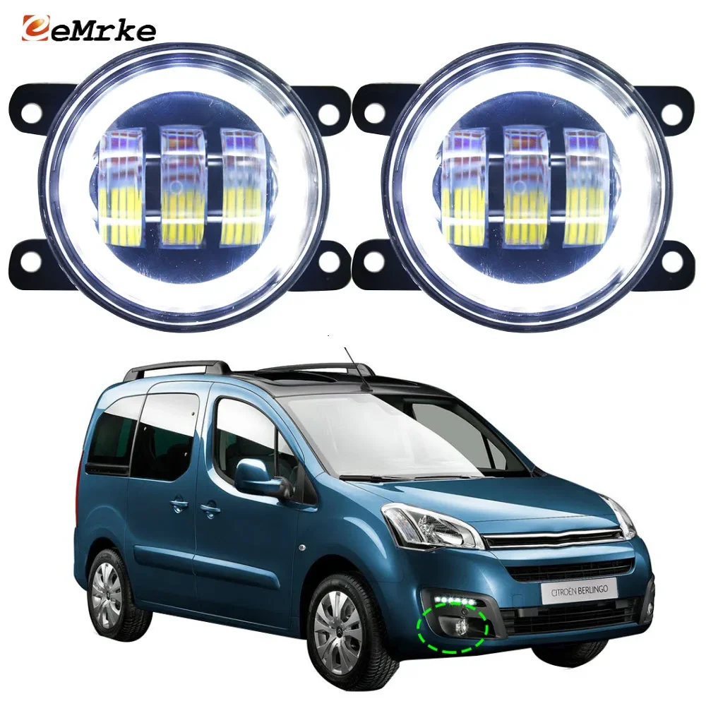 Светодиодная противотуманная фара в сборе, линза с интерфейсом PSX24W для Citroen Berlingo B9 2016-2018, кольцевые дневные ходовые огни Angel Eye DRL
Светодиодная противотуманная фара в сборе, линза с интерфейсом PSX24W для Citroen Berlingo B9 2016-2018, кольцевые дневные ходовые огни Angel Eye DRL
