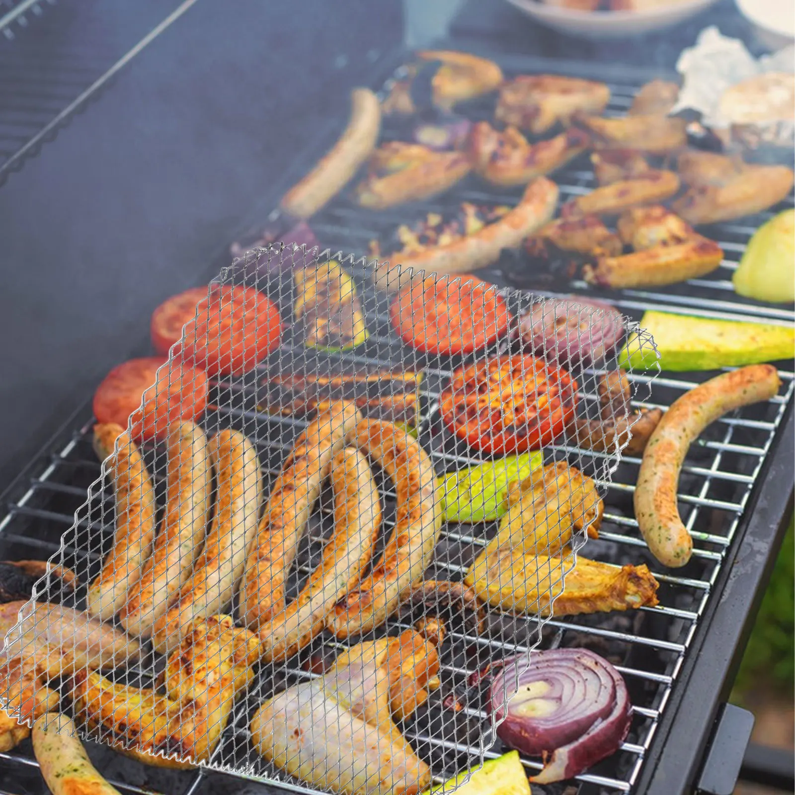 10Pcs Bbq Disposable Aluminum Grill Mesh Rectangular Net Non-Stick Grill Liner for Charcoal Oven Barbecue Charcoal Bbq Grills
10Pcs Bbq Disposable Aluminum Grill Mesh Rectangular Net Non-Stick Grill Liner for Charcoal Oven Barbecue Charcoal Bbq Grills