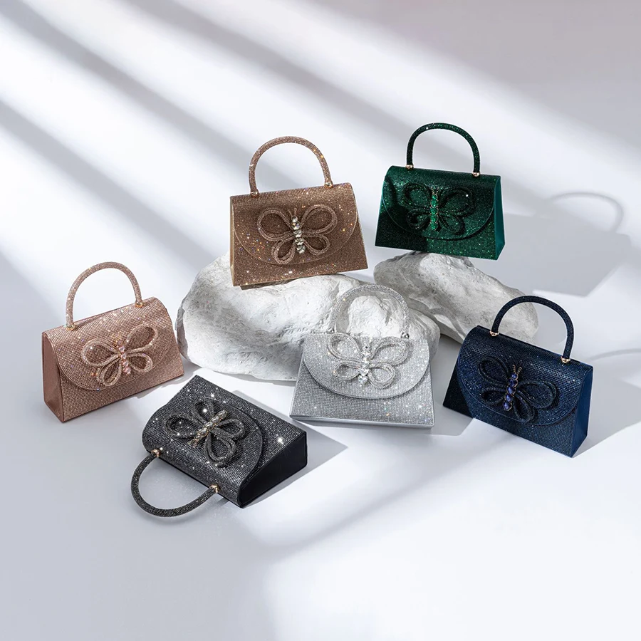 Shiny Rhinestone Evening Clutch Bags Women New Bow Crystal Hasp Purse Handbags Luxury Design Wedding Party Chains Crossbody Bags
Shiny Rhinestone Evening Clutch Bags Women New Bow Crystal Hasp Purse Handbags Luxury Design Wedding Party Chains Crossbody Bags
