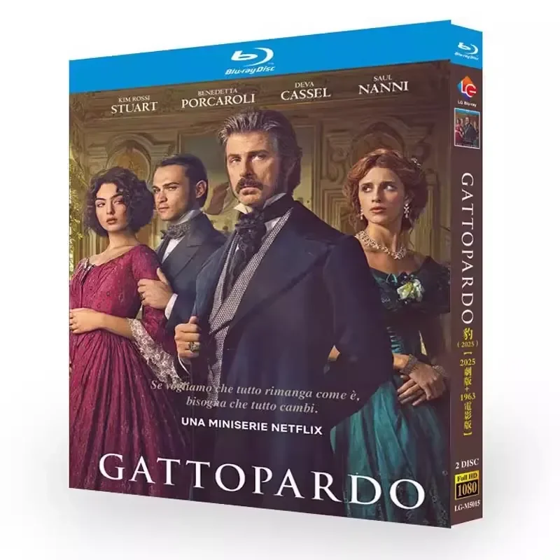 BD Blu-ray British Drama Leopard Il Gattopardo 2025 Drama Version Plus 1963 Movie Version 2-Disc Box
BD Blu-ray British Drama Leopard Il Gattopardo 2025 Drama Version Plus 1963 Movie Version 2-Disc Box