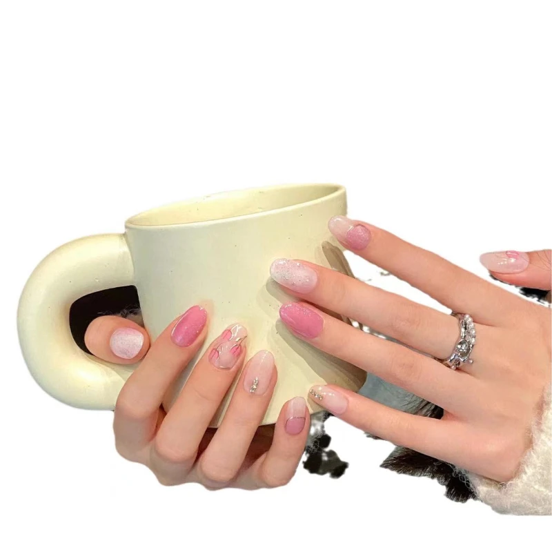 *Hand-worn dopamine manicure, hand-painted tulips, fresh and white, advanced sense
*Hand-worn dopamine manicure, hand-painted tulips, fresh and white, advanced sense