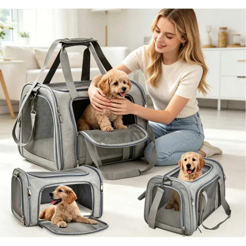 Dog Carrier Bag Soft Side Backpack Cat Pet Carriers Dog Travel Bags Airline Approved Transport For Small Dogs Cats Outgoing
Dog Carrier Bag Soft Side Backpack Cat Pet Carriers Dog Travel Bags Airline Approved Transport For Small Dogs Cats Outgoing