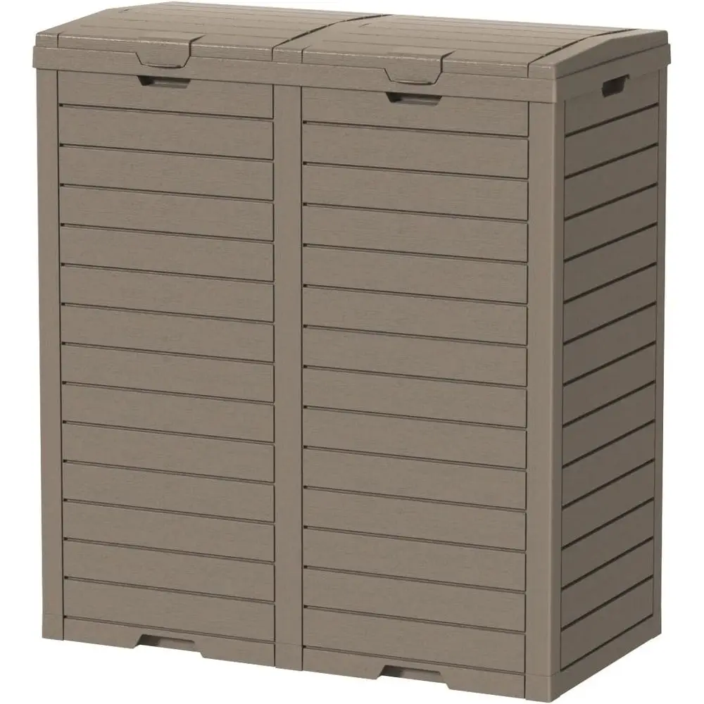 62-Gallon Lockable Outdoor Trash Bin with UV-Resistant Lid, Waterproof and Animal-Proof, Ideal for Patio, Kitchen, Backyard, and
62-Gallon Lockable Outdoor Trash Bin with UV-Resistant Lid, Waterproof and Animal-Proof, Ideal for Patio, Kitchen, Backyard, and
