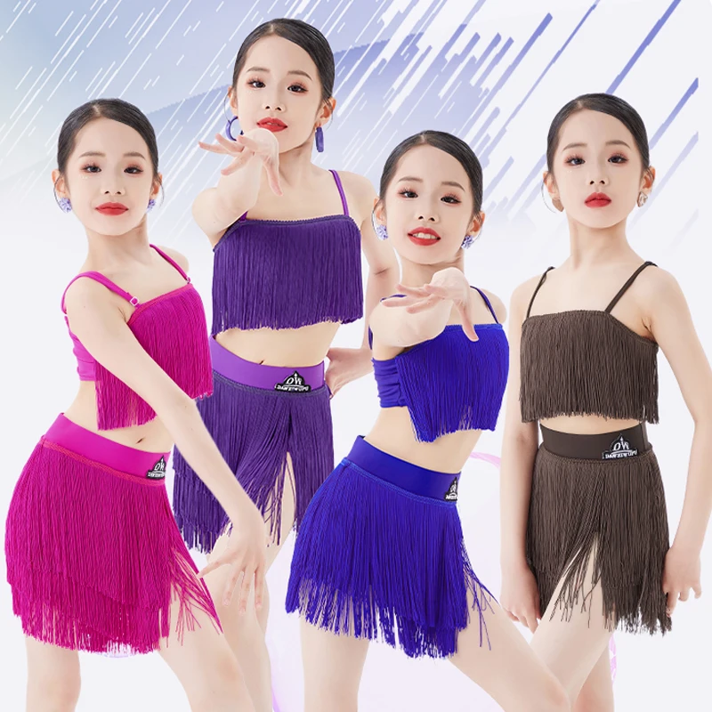 2024 Summer Kids Samba Chacha Latin Dance Costumes Girls Full Fringed Dancing Suit Children'S Latin Dance Clothing SL10877
2024 Summer Kids Samba Chacha Latin Dance Costumes Girls Full Fringed Dancing Suit Children'S Latin Dance Clothing SL10877