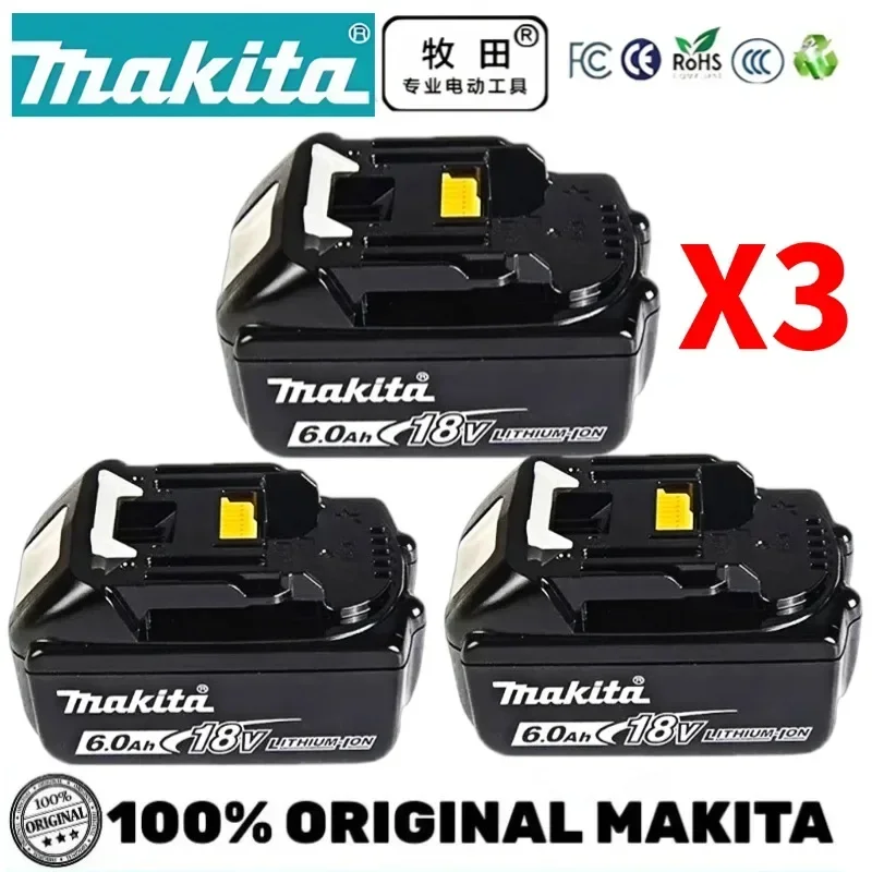 Оригинальная батарея Makita 6Ah 18 В BL1860 BL1850B BL1850 BL1840 BL1830B Сменная литиевая батарея Makita
Оригинальная батарея Makita 6Ah 18 В BL1860 BL1850B BL1850 BL1840 BL1830B Сменная литиевая батарея Makita