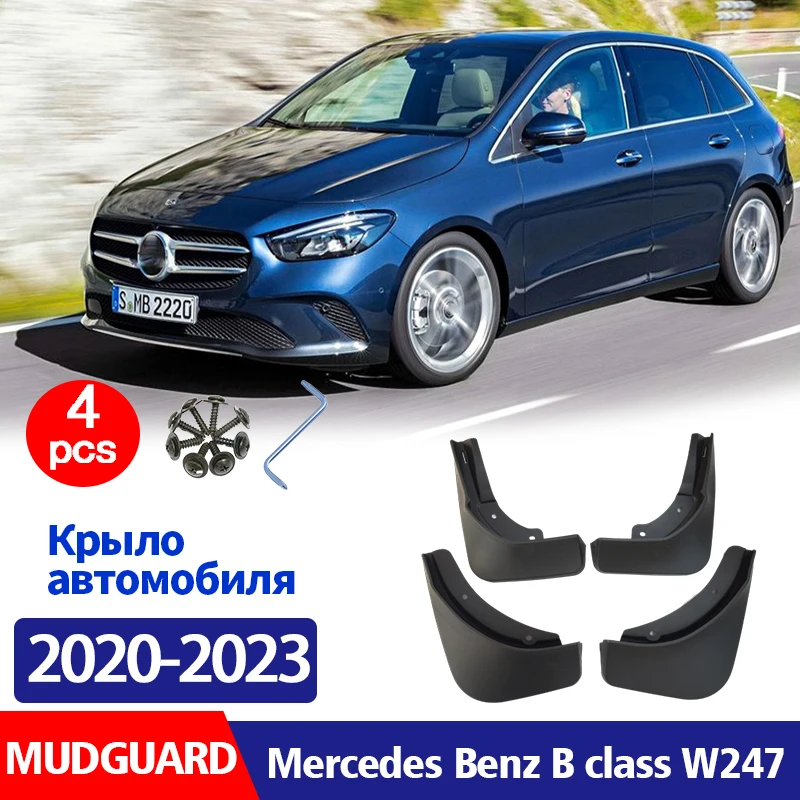 FOR Mercedes Benz B Class W247 2020-2023 Mudguard Fender Mud Flap Guards Splash Mudflaps Car Accessories Front Rear 4pcs
FOR Mercedes Benz B Class W247 2020-2023 Mudguard Fender Mud Flap Guards Splash Mudflaps Car Accessories Front Rear 4pcs