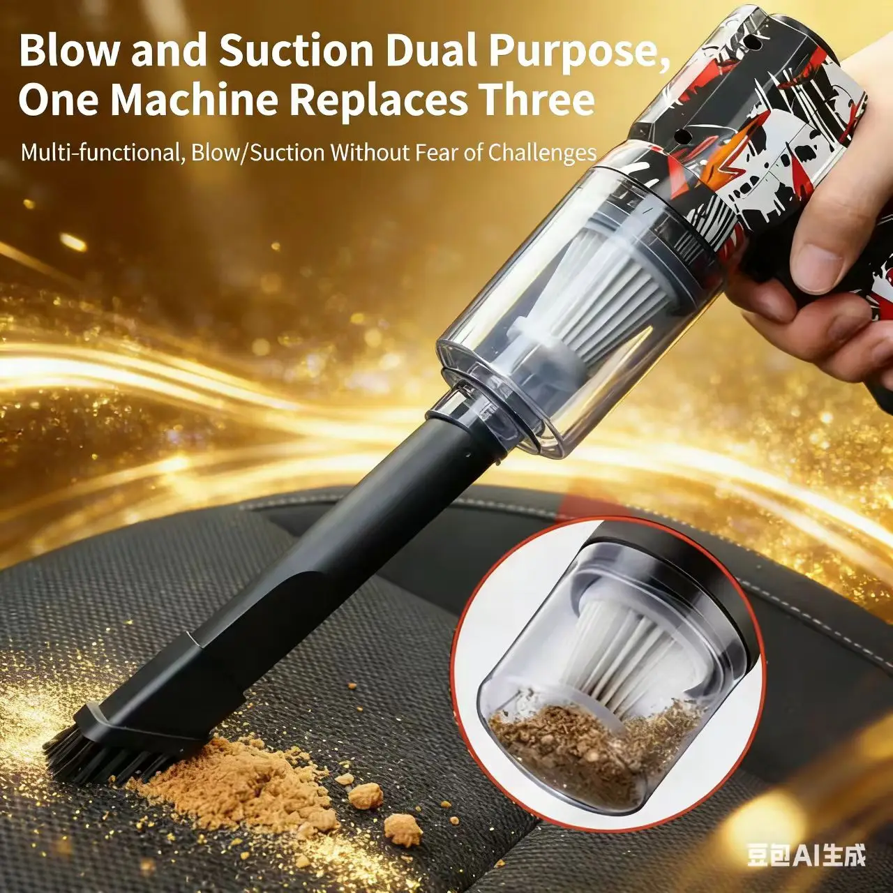 Турбовентилятор L5, 200 Вт, многофункциональный воздуходувка 4-в-1 с набором аксессуаров из 9 предметов, подарок
Турбовентилятор L5, 200 Вт, многофункциональный воздуходувка 4-в-1 с набором аксессуаров из 9 предметов, подарок