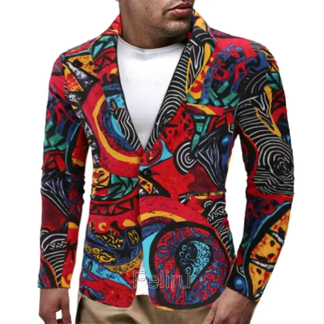 One Piece Jacket Formal Men's Suit Groom African Men's Linen Printed Suit Wedding Jacket Slim Fit Stage Singer Party Suit Tuxedo
One Piece Jacket Formal Men's Suit Groom African Men's Linen Printed Suit Wedding Jacket Slim Fit Stage Singer Party Suit Tuxedo
