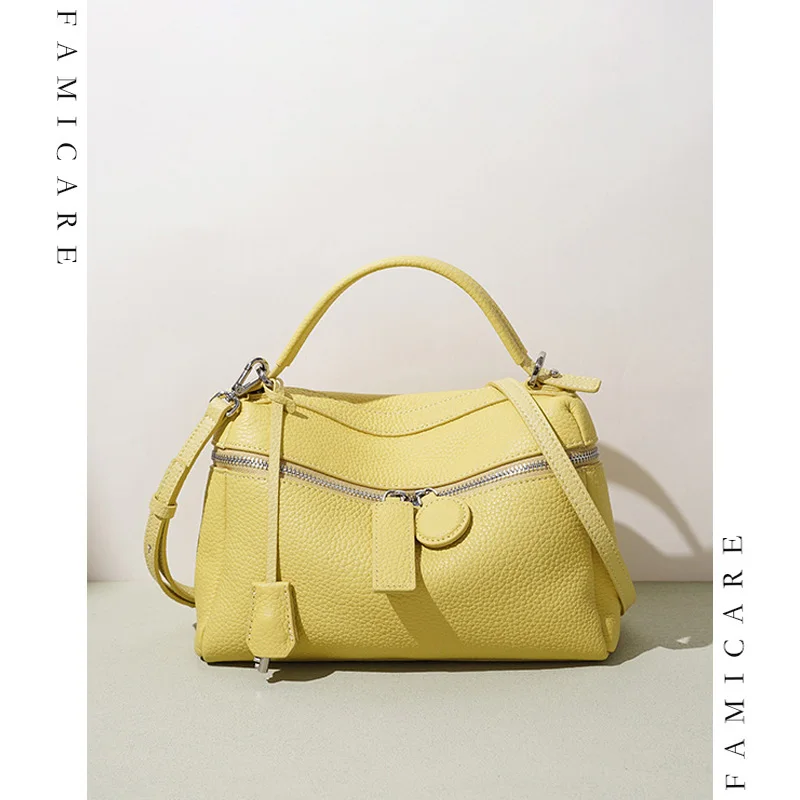 Solid Color Genuine Leather Women's Tote Bag Minimalist Elegant Shoulder Bag New Top Handle Casual Lady Business Crossbody Bags
Solid Color Genuine Leather Women's Tote Bag Minimalist Elegant Shoulder Bag New Top Handle Casual Lady Business Crossbody Bags