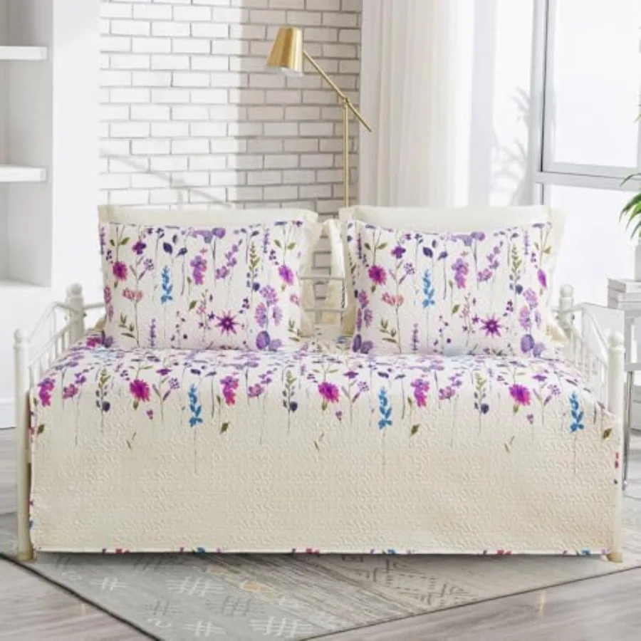 3 Pcs Floral Daybed Cover Set Twin Size Lilac Flower Sofa Cover Bedding Sets Double Side Bed Set for All Season Botanical Patte
3 Pcs Floral Daybed Cover Set Twin Size Lilac Flower Sofa Cover Bedding Sets Double Side Bed Set for All Season Botanical Patte