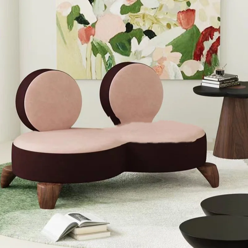 French cream wind pink sofa medieval simple personality creative designer Internet celebrity recliner fabric double sofa
French cream wind pink sofa medieval simple personality creative designer Internet celebrity recliner fabric double sofa