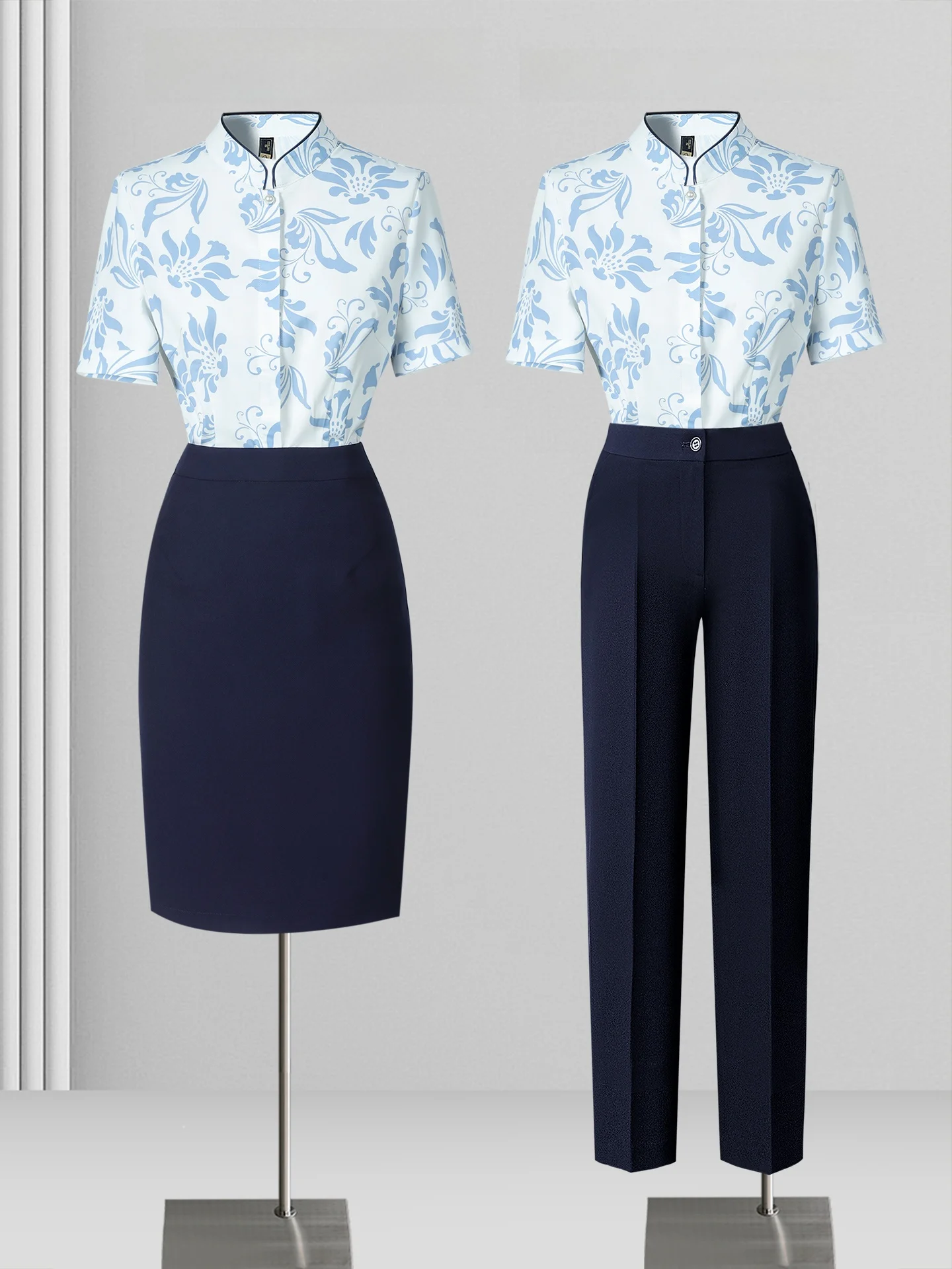 Professional Short Sleeve Shirt Women's Fashionable Floral Top High-End Hotel Front Desk Work Uniform Summer Elegant Business...
Professional Short Sleeve Shirt Women's Fashionable Floral Top High-End Hotel Front Desk Work Uniform Summer Elegant Business...
