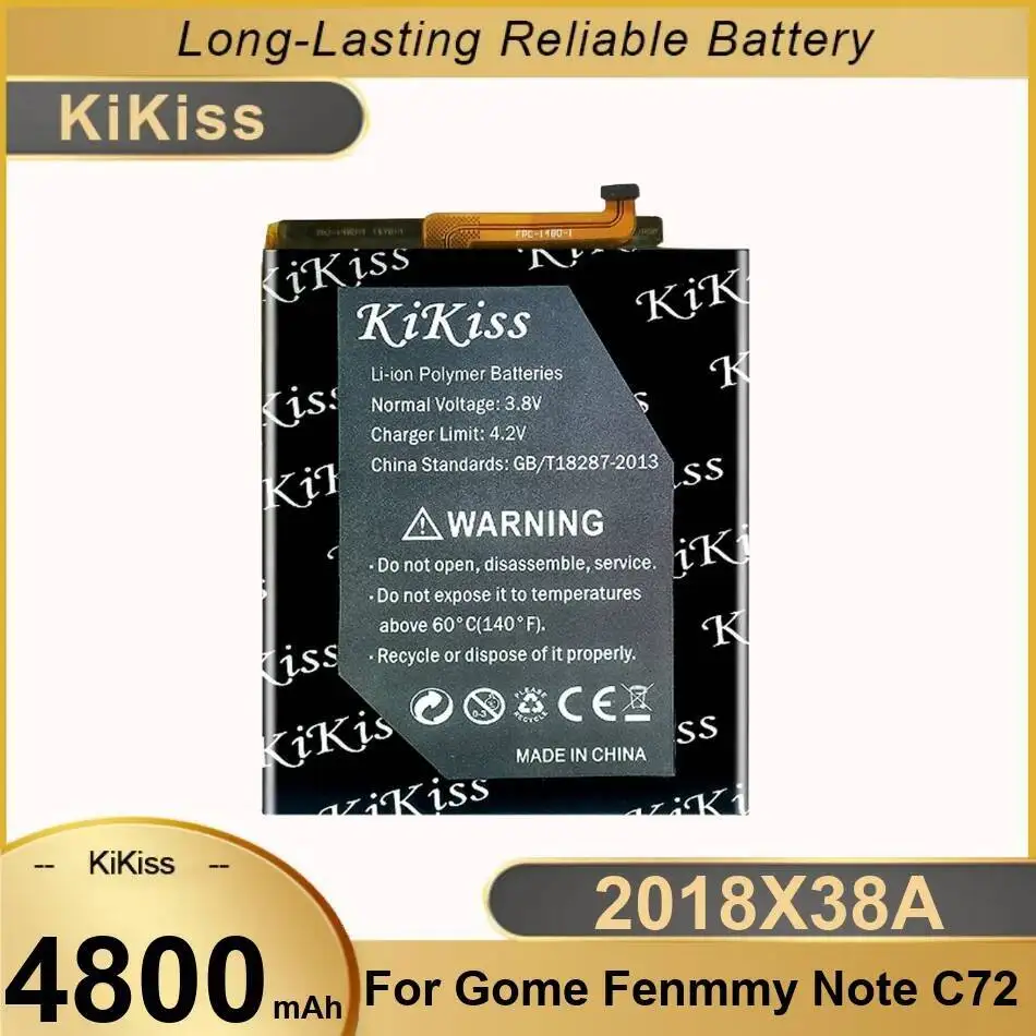 Безопасный аккумулятор 4800 мАч для мобильного телефона Gome Fenmmy Note C72, долговечная работа 2018X38A
Безопасный аккумулятор 4800 мАч для мобильного телефона Gome Fenmmy Note C72, долговечная работа 2018X38A