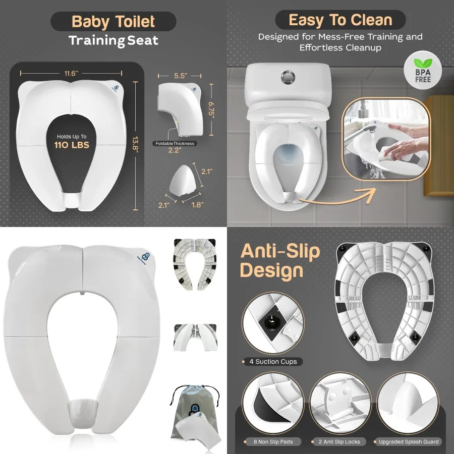 Baby Proof Me Сиденье для приучения к горшку для путешествий Складной и портативный чехол для приучения к горшку для малышей Идеально подходит для дома, путешествий и
Baby Proof Me Сиденье для приучения к горшку для путешествий Складной и портативный чехол для приучения к горшку для малышей Идеально подходит для дома, путешествий и