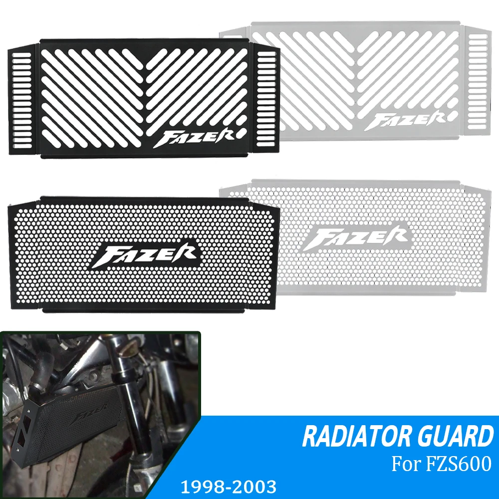 For Yamaha FZS600 FAZER FZS600Fazer S FZS 600 1998-2003 2002 Motorcycle Radiator Grille Cover Guard Protection Protector Grill
For Yamaha FZS600 FAZER FZS600Fazer S FZS 600 1998-2003 2002 Motorcycle Radiator Grille Cover Guard Protection Protector Grill