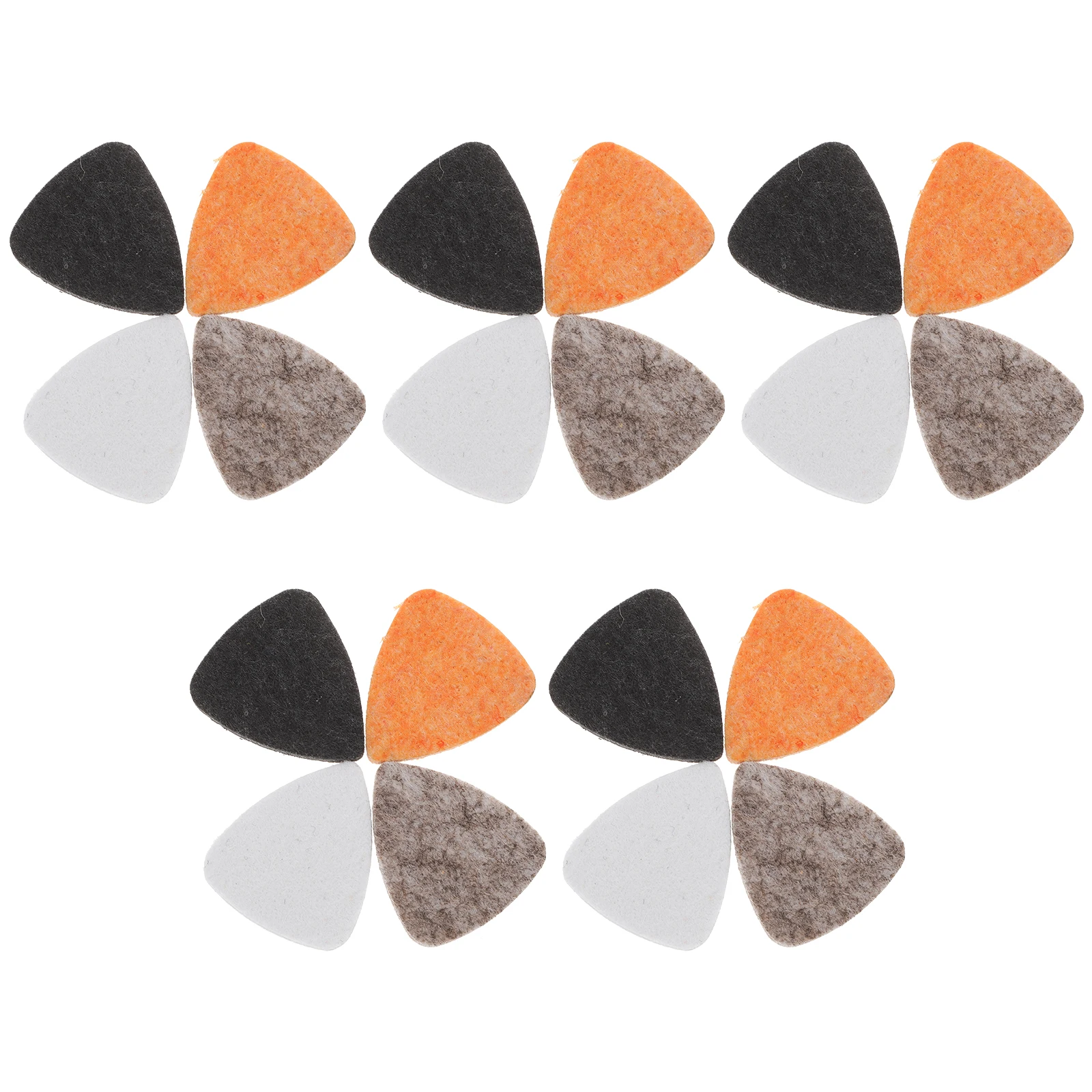 20pcs Picks Guitar Plectrums Wool Felt Soft Guitar Practice Picks Multicolored Durable Portable Practice Accessories
20pcs Picks Guitar Plectrums Wool Felt Soft Guitar Practice Picks Multicolored Durable Portable Practice Accessories