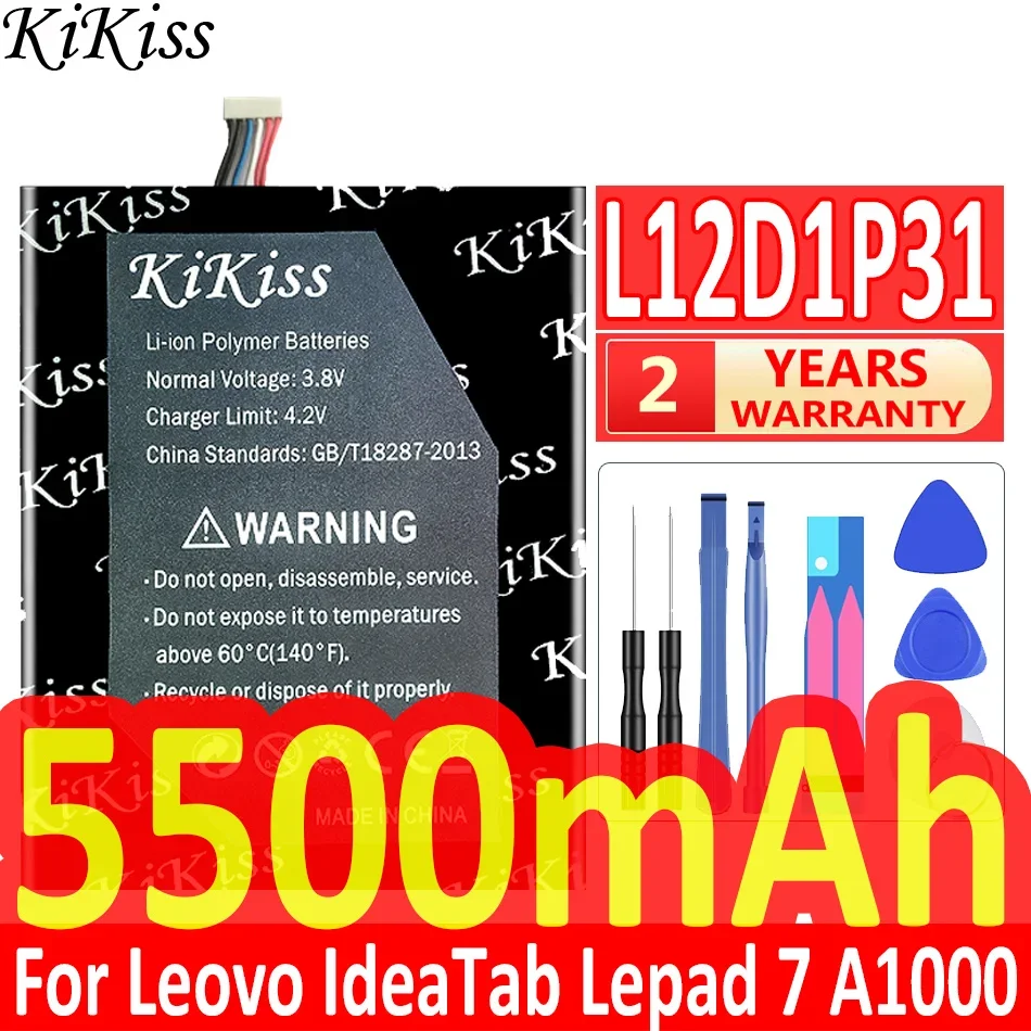 Аккумулятор для планшета Lenovo IdeaTab lepad A1000 A1010 A5000 A3000 A3000-H L12D1P31 L12T1P33 5500 мАч
Аккумулятор для планшета Lenovo IdeaTab lepad A1000 A1010 A5000 A3000 A3000-H L12D1P31 L12T1P33 5500 мАч
