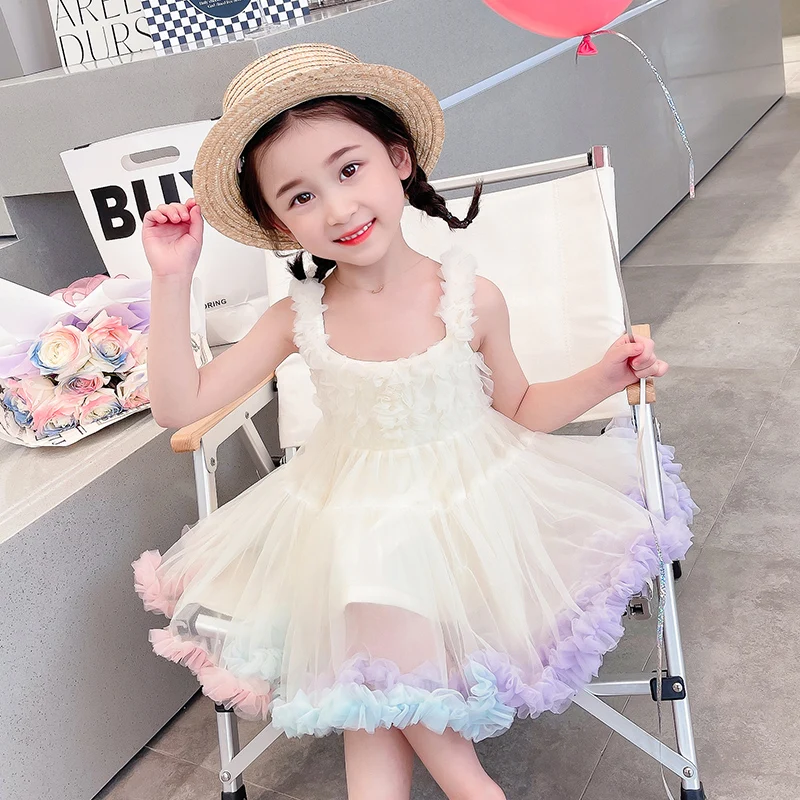 Summer Baby Girls Dress Children Lace Princess Dress Seaside Vacation Halter Puffy Dresses 2-8 Years Clothing Kids Clothes
Summer Baby Girls Dress Children Lace Princess Dress Seaside Vacation Halter Puffy Dresses 2-8 Years Clothing Kids Clothes