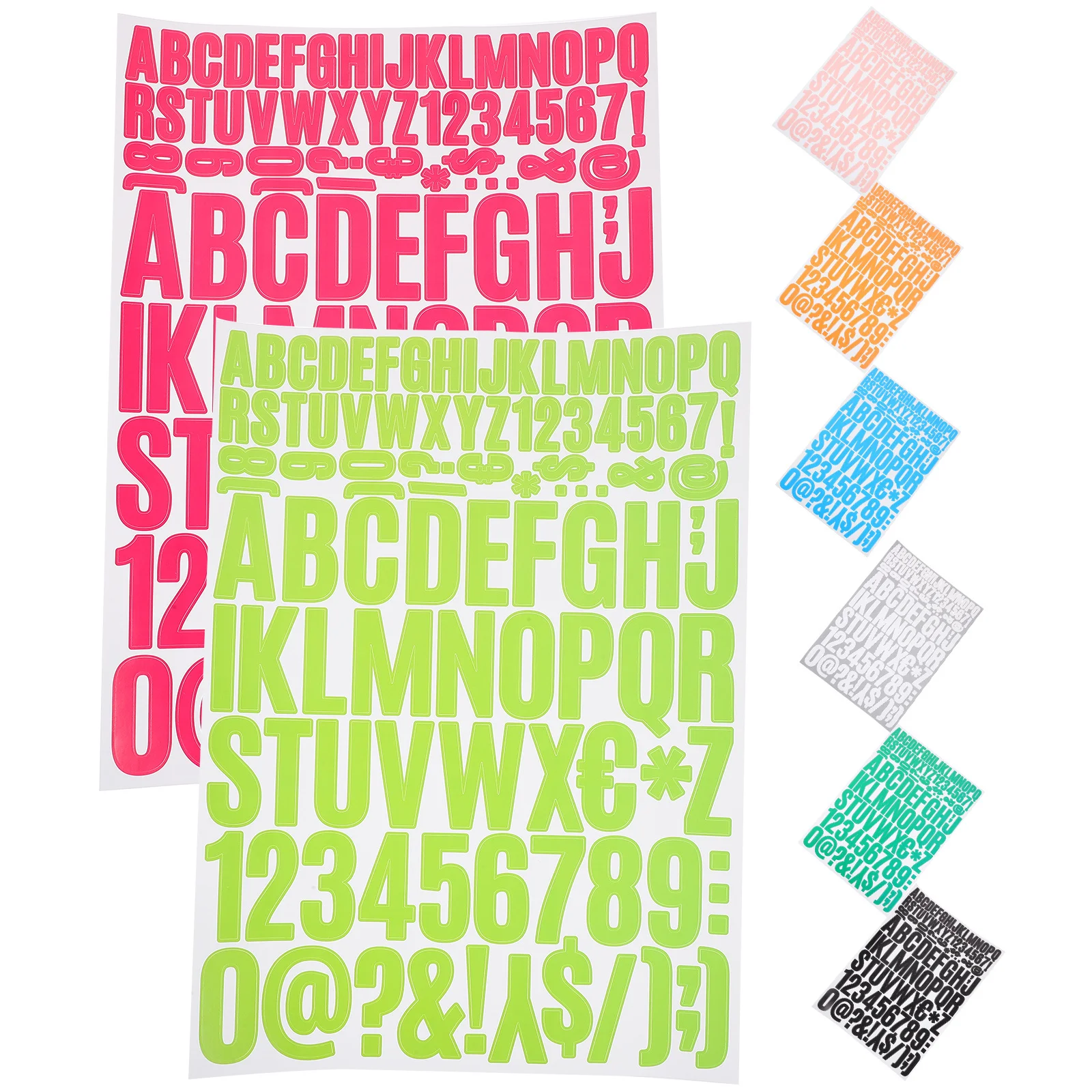 8pcs 8 Sheets Alphabet Number Stickers Self Adhesive Letter Number Decals For Diy Crafts Scrapbooking Journal Supplies Label
8pcs 8 Sheets Alphabet Number Stickers Self Adhesive Letter Number Decals For Diy Crafts Scrapbooking Journal Supplies Label