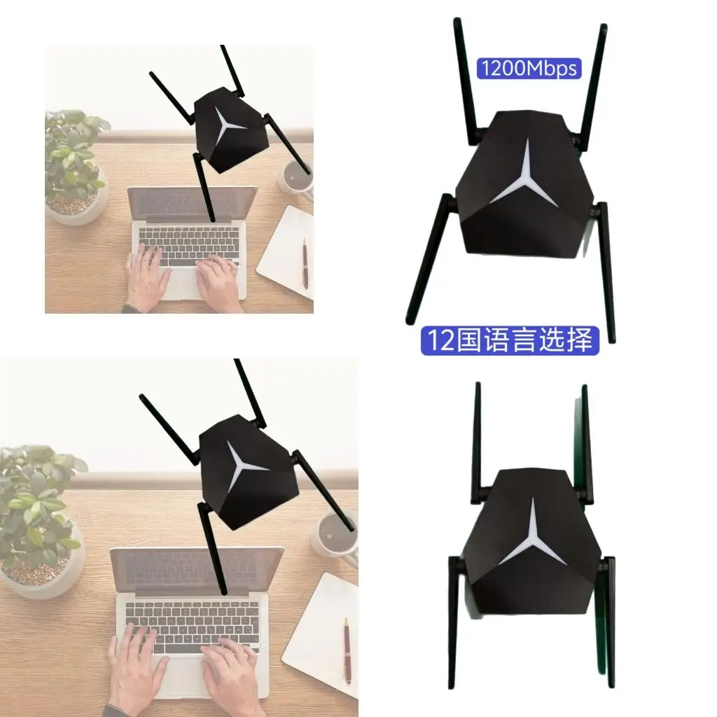 A52B 2.4G 5Ghz Double Band Router Enhancer 1200M WiFi for Multiple Devices
A52B 2.4G 5Ghz Double Band Router Enhancer 1200M WiFi for Multiple Devices