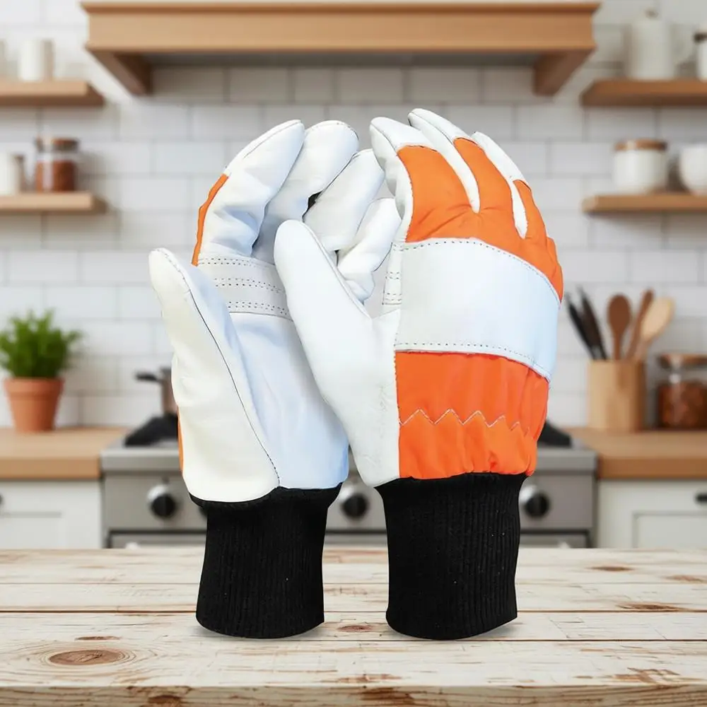 Medium Leather Chainsaw Gloves for Left-Hand Protection - Size 9
Medium Leather Chainsaw Gloves for Left-Hand Protection - Size 9