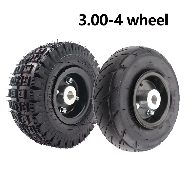 High quality 3.00-4 wheels are suitable for 3.00-4 (10 "x3", 260 * 85) rotary scooters, ATVs, and go karts with the same type of
High quality 3.00-4 wheels are suitable for 3.00-4 (10 "x3", 260 * 85) rotary scooters, ATVs, and go karts with the same type of