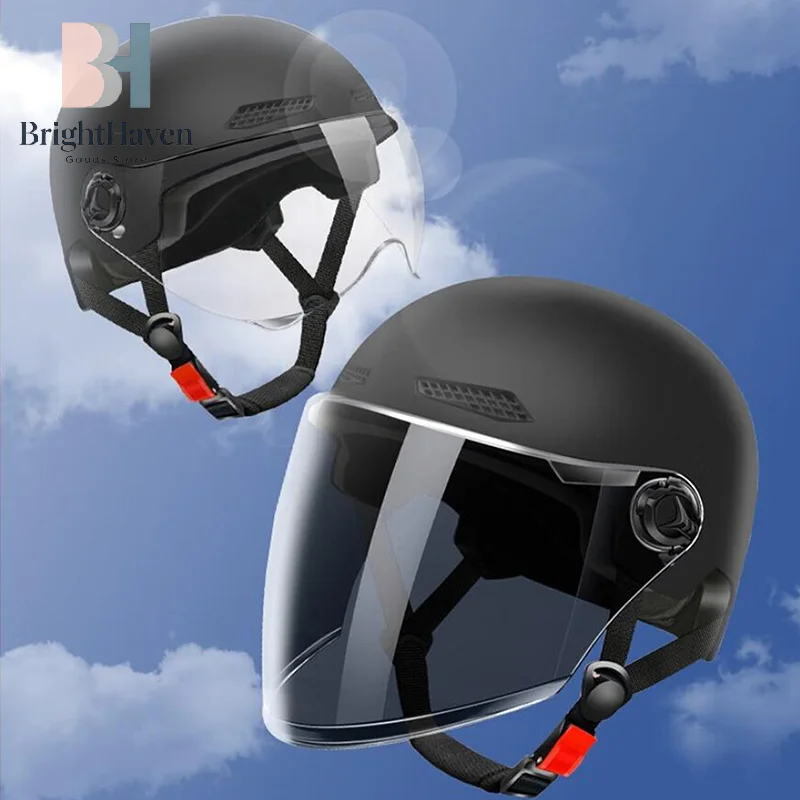 1 Piece 3C Certified Men's And Women's Adult Cartoon Electric Bicycle Motorcycle Half Helmet With Goggles Bicycle Safety Helmet
1 Piece 3C Certified Men's And Women's Adult Cartoon Electric Bicycle Motorcycle Half Helmet With Goggles Bicycle Safety Helmet