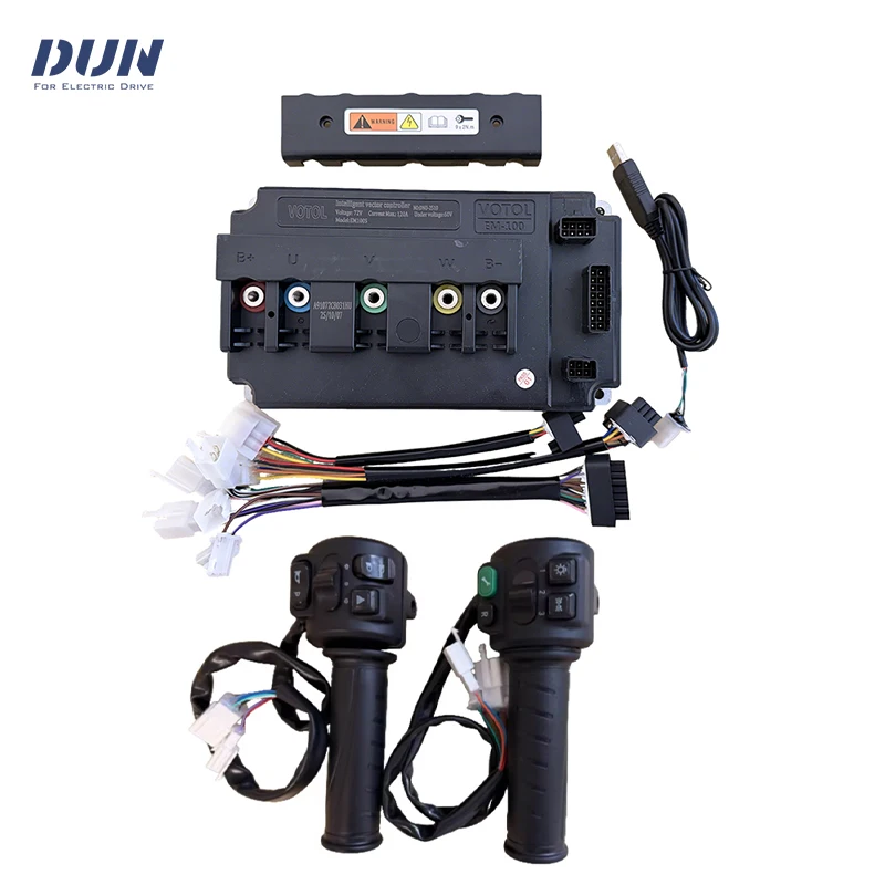 LANDE EM150 Motor Controller 180A Boost BLDC PMSM with T08 Throttle Kits For 4000W Mid-drive In-Wheel Hub Motor
LANDE EM150 Motor Controller 180A Boost BLDC PMSM with T08 Throttle Kits For 4000W Mid-drive In-Wheel Hub Motor