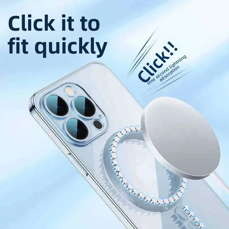 For IPhone 17 Pro Magnetic Electroplated Transparent Phone Case With Built-in Lens Protector For Apple 16 Full Coverage Protecti 
For IPhone 17 Pro Magnetic Electroplated Transparent Phone Case With Built-in Lens Protector For Apple 16 Full Coverage Protecti