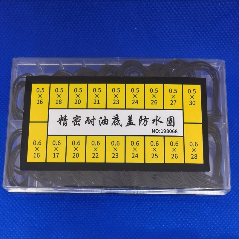 Watch Back Case Rubber Waterproof O-Ring Gasket Repair Tools for Watchmaker Thickness 0.5Mm/0.6Mm High End Boxed 200Pcs
Watch Back Case Rubber Waterproof O-Ring Gasket Repair Tools for Watchmaker Thickness 0.5Mm/0.6Mm High End Boxed 200Pcs
