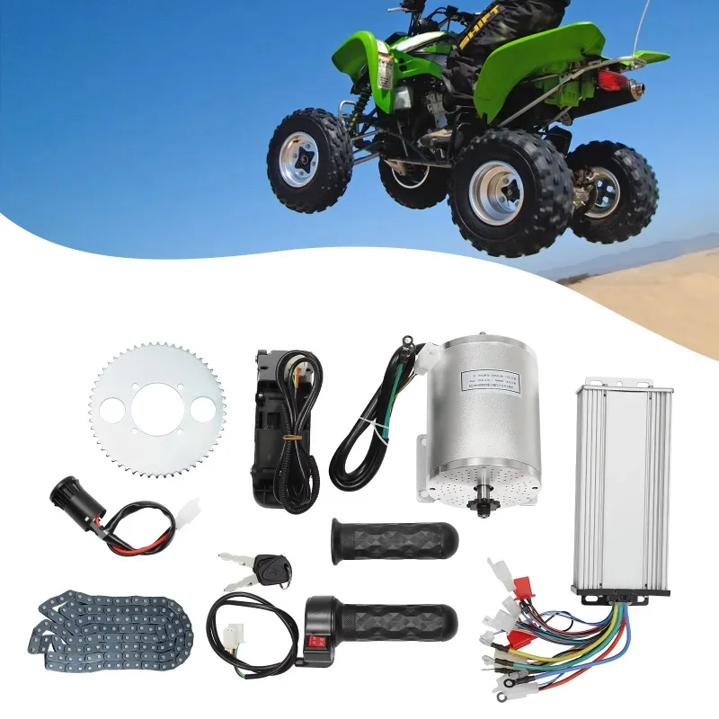 【Best Choice】3000W Brushless Motor Kit 48V-60V-72V with Controller and Throttle for Electric Scooter E-Bike Motorcycle Conversio
【Best Choice】3000W Brushless Motor Kit 48V-60V-72V with Controller and Throttle for Electric Scooter E-Bike Motorcycle Conversio