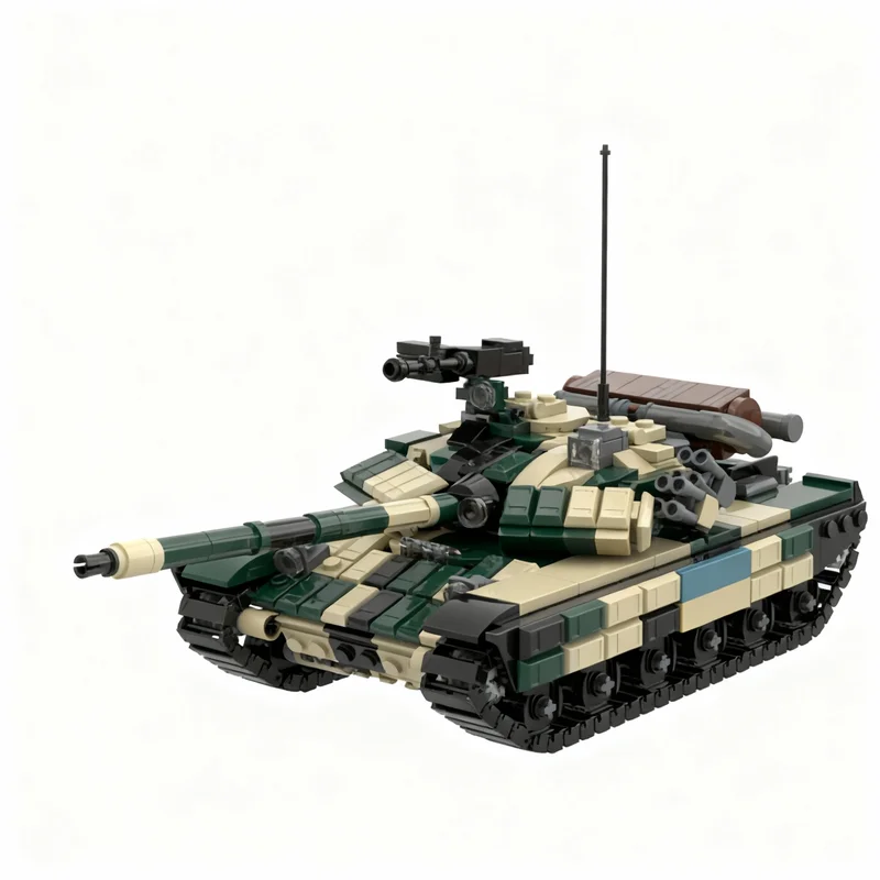 669PCS MOC Military T 64BV Ukrainian Main Battle Tank 1 35 Scale Model DIY Creative Assembly Building Blocks Display Gift Set
669PCS MOC Military T 64BV Ukrainian Main Battle Tank 1 35 Scale Model DIY Creative Assembly Building Blocks Display Gift Set