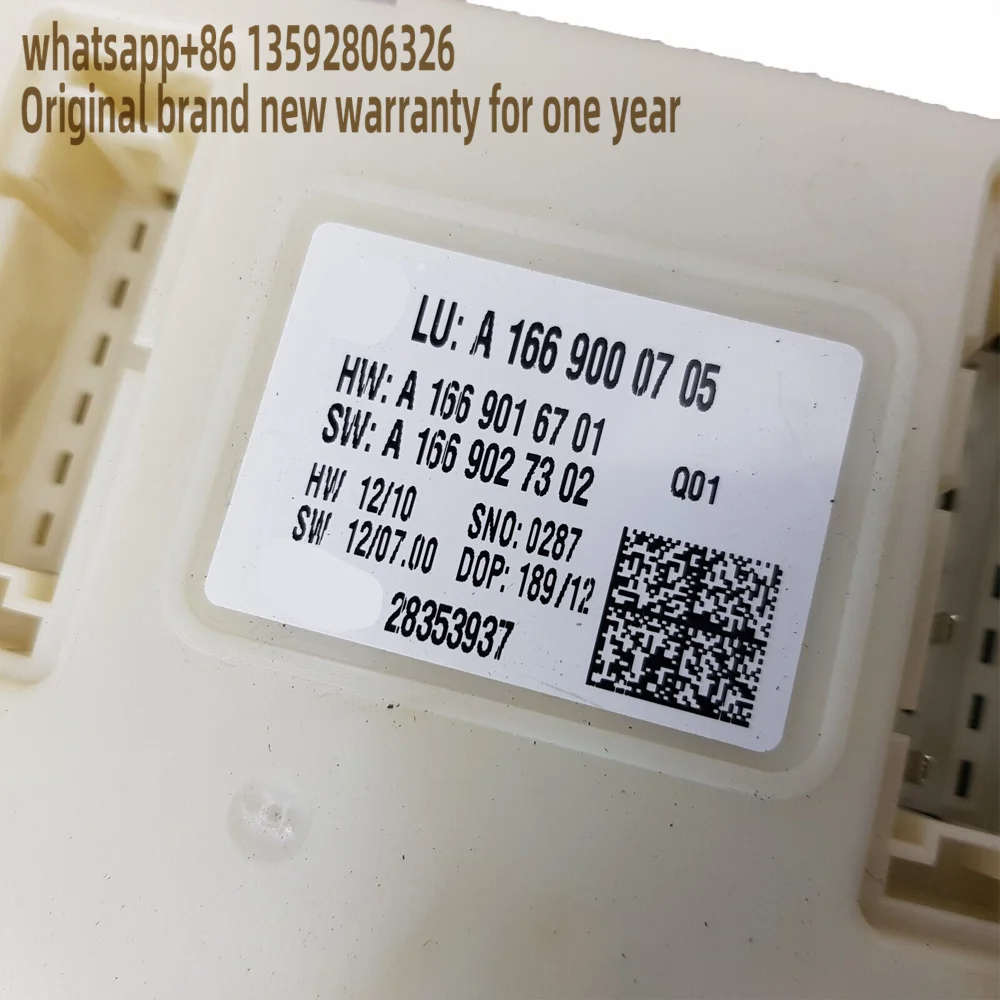 A1669000705 For Mercedes Benz Ml350 W166 Rear Sam Signal Activation Control Module 2008 - 2016
A1669000705 For Mercedes Benz Ml350 W166 Rear Sam Signal Activation Control Module 2008 - 2016