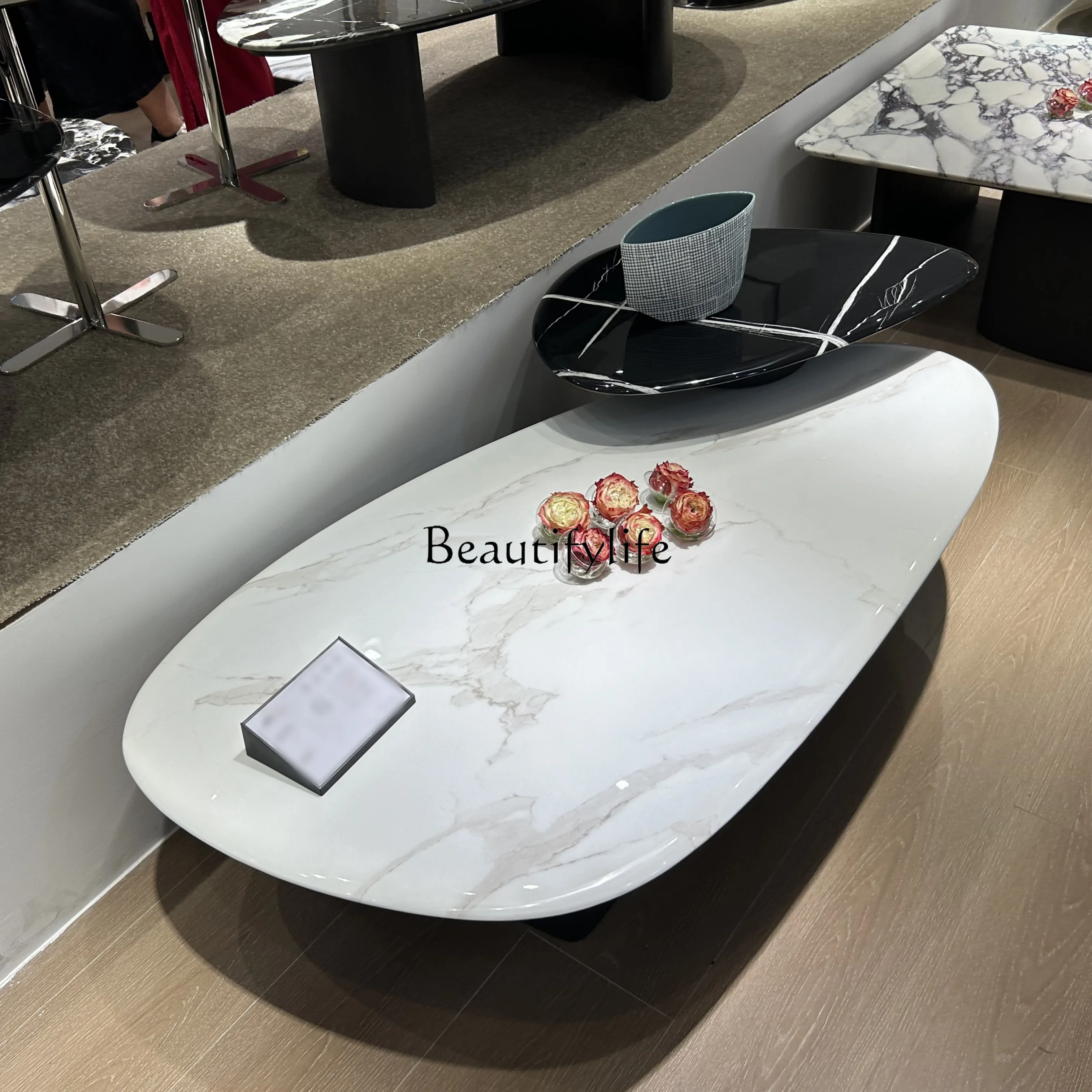 CJ037 combination coffee table minimalist marble oval high and low size combination designer coffee table
CJ037 combination coffee table minimalist marble oval high and low size combination designer coffee table