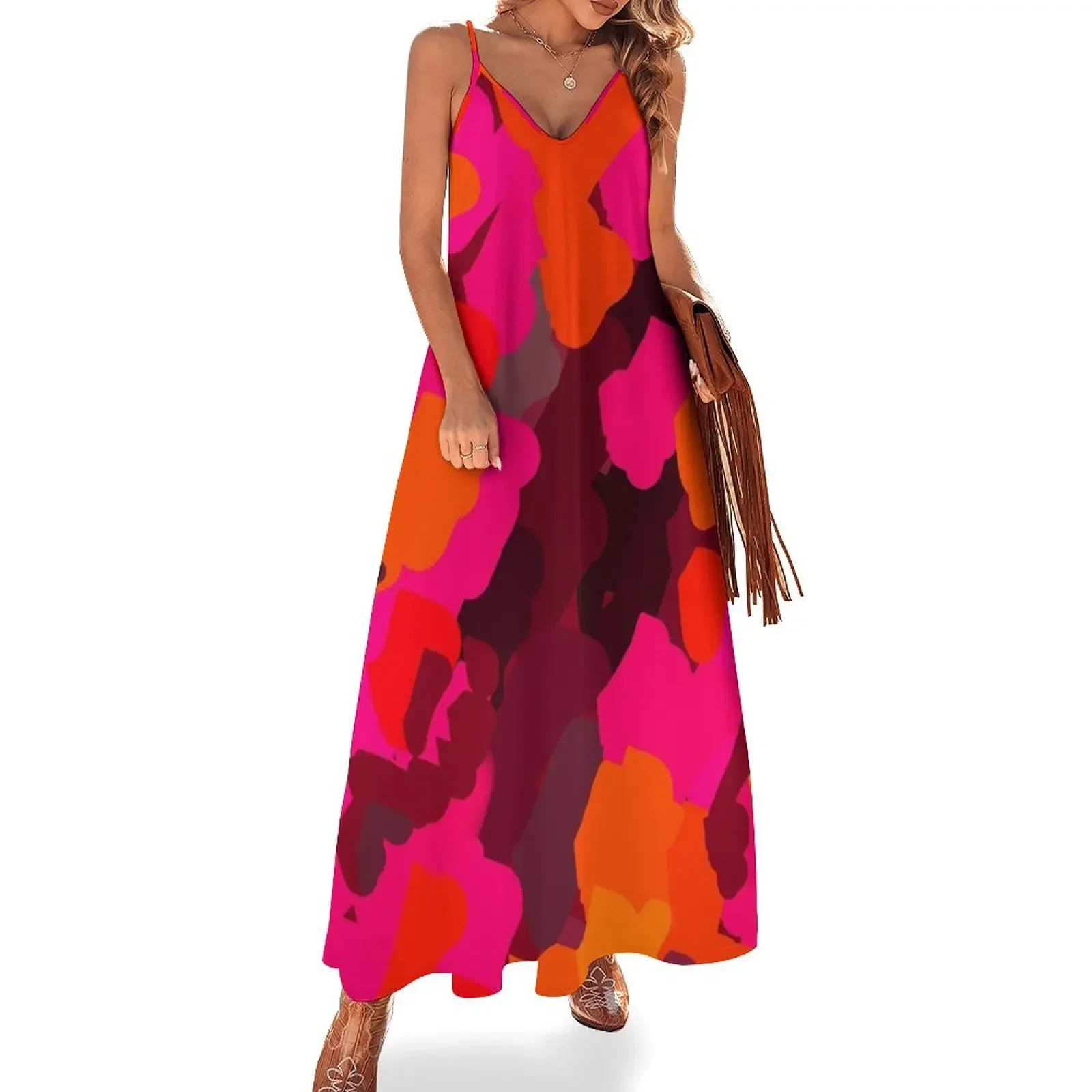 Color festival Sleeveless Dress loose women's dress women formal occasion dresses
Color festival Sleeveless Dress loose women's dress women formal occasion dresses