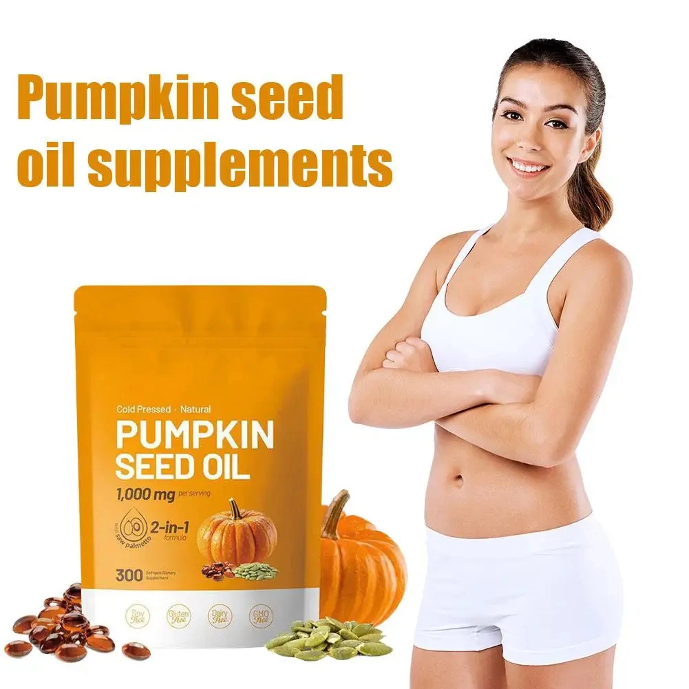 300 Capsules Pumpkin Seed Oil Softgels 1000mg Prostate Health Hair Growth Immunity System Enhance Nutritional Supplement
300 Capsules Pumpkin Seed Oil Softgels 1000mg Prostate Health Hair Growth Immunity System Enhance Nutritional Supplement