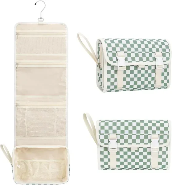 Relavel Travel Hanging Toiletry Bag for Women, Large Capacity Wash Bag with 360 degree Rotation Hanging Hook, Portable
Relavel Travel Hanging Toiletry Bag for Women, Large Capacity Wash Bag with 360 degree Rotation Hanging Hook, Portable