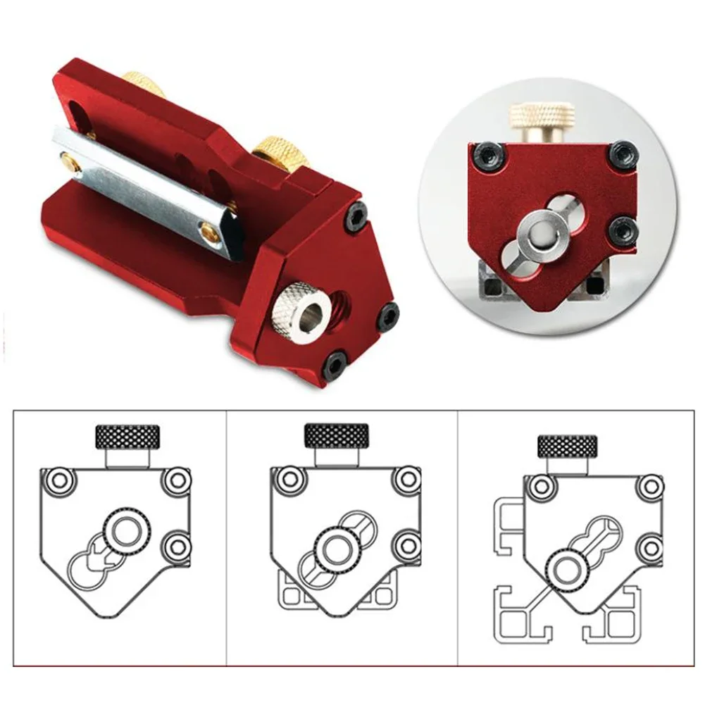 1 Set Woodworking Profile Tapping Assistant 20/30/40 Series Red Aluminum Alloy Drill Guide For Accurate And Precise Drilling
1 Set Woodworking Profile Tapping Assistant 20/30/40 Series Red Aluminum Alloy Drill Guide For Accurate And Precise Drilling