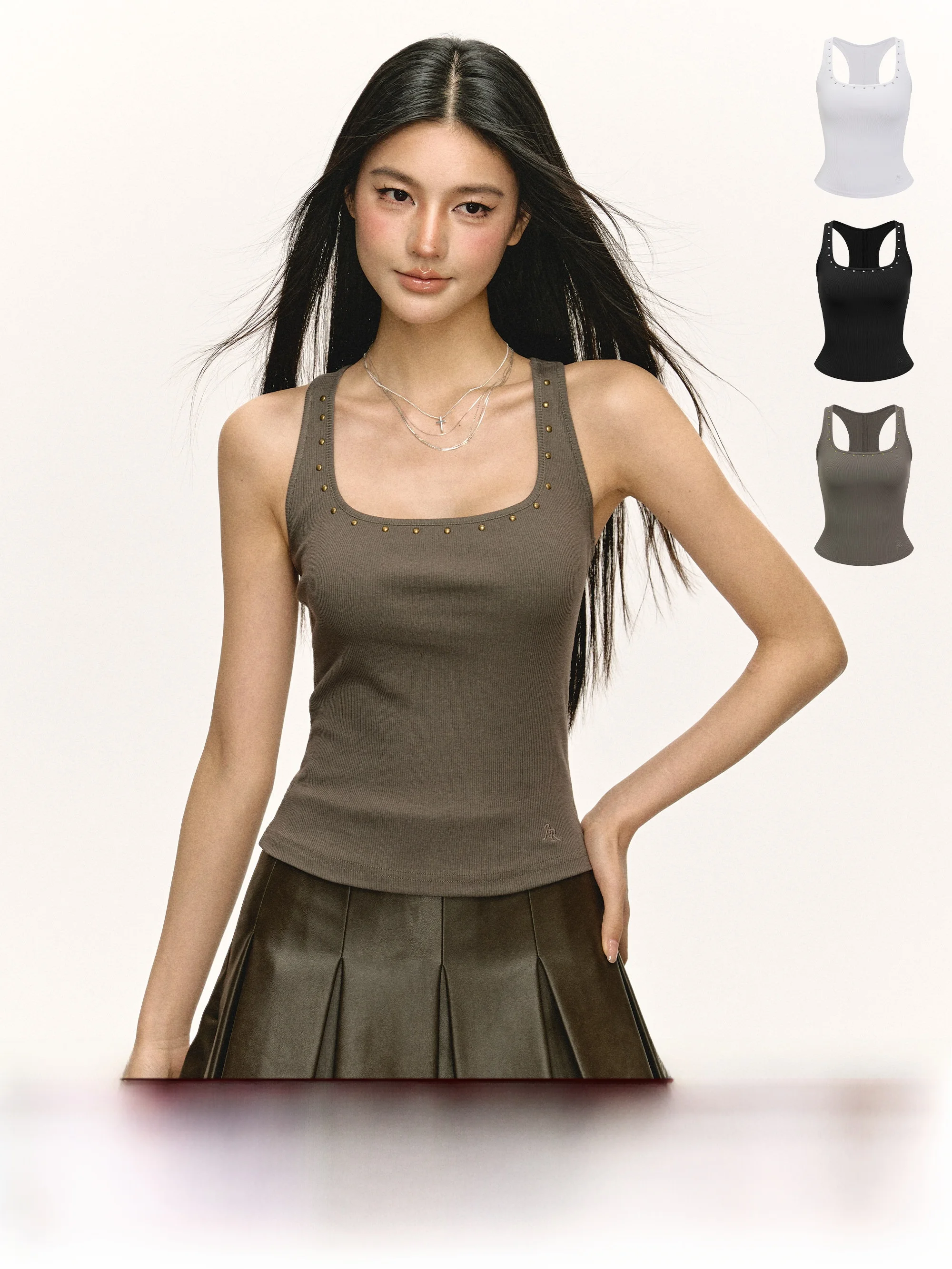 Ariseism Американский ретро-жилет в стиле Spicy Girl, приталенный, для работы, женский, летний, новый, тонкий, базовый топ, уличный стиль, прямой крой
Ariseism Американский ретро-жилет в стиле Spicy Girl, приталенный, для работы, женский, летний, новый, тонкий, базовый топ, уличный стиль, прямой крой