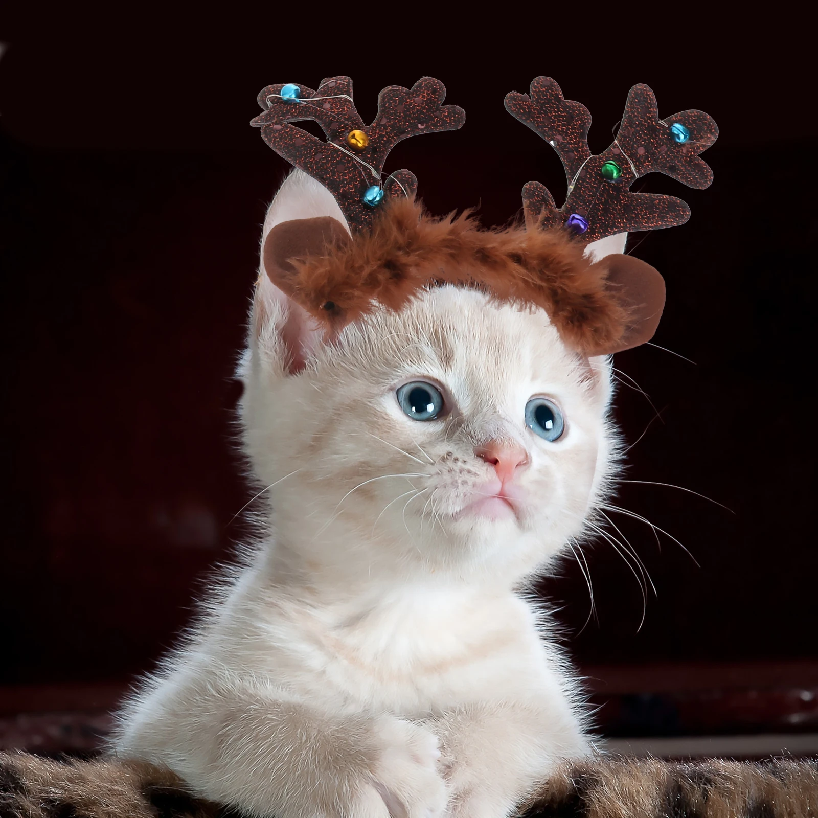 2Pcs Xmas Christmas Reindeer Hair Antlers Luminous Pet Headband Party Costume Hair Hoops Festival Decoration Luminous Headband
2Pcs Xmas Christmas Reindeer Hair Antlers Luminous Pet Headband Party Costume Hair Hoops Festival Decoration Luminous Headband