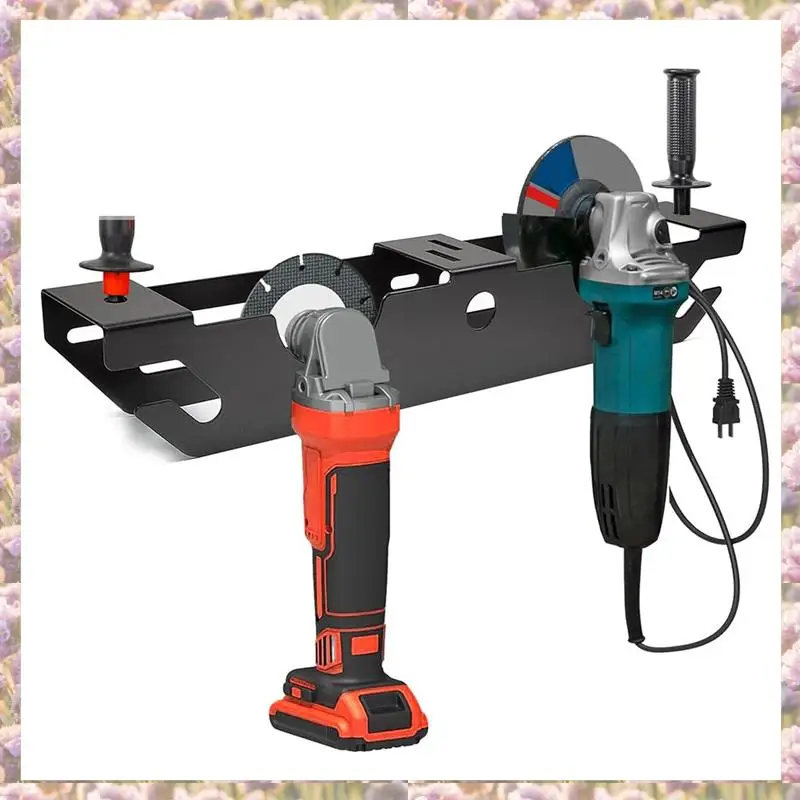 -FTGT 2Pcs Metal Angle Grinder Holder Rack, 4 Bay Power Angle Grinder Stands With Wire Holder, Wall Mount Power Tool Organizer
-FTGT 2Pcs Metal Angle Grinder Holder Rack, 4 Bay Power Angle Grinder Stands With Wire Holder, Wall Mount Power Tool Organizer