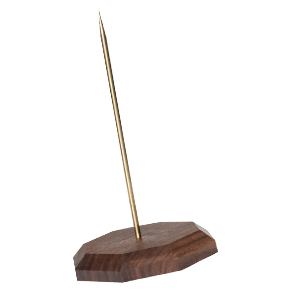Wood Copper Straight Rod Receipt Holder Spike Organizer Rod Restaurant Office Memo Bill Fork Check Spindle Paper Holder
Wood Copper Straight Rod Receipt Holder Spike Organizer Rod Restaurant Office Memo Bill Fork Check Spindle Paper Holder