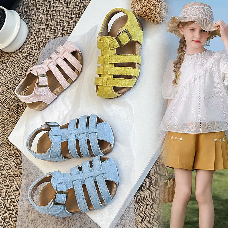 Girls Woven Hollow Roman Sandals 2026 Summer Kids Closed Toe Cork Sandals Soft Children Beach Shoes Boy Girl Toddler Sandals
Girls Woven Hollow Roman Sandals 2026 Summer Kids Closed Toe Cork Sandals Soft Children Beach Shoes Boy Girl Toddler Sandals